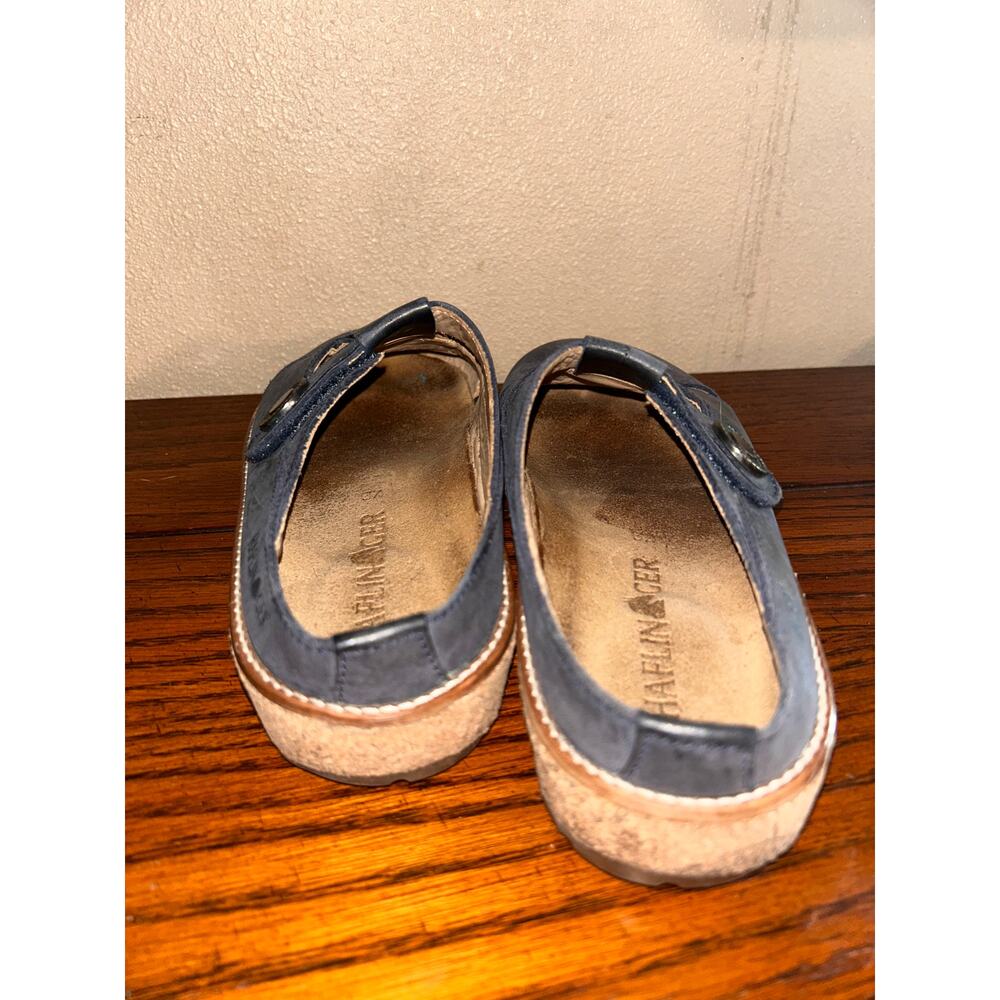 Haflinger Navy Suede Slip-On Sneakers - Picture 7 of 13